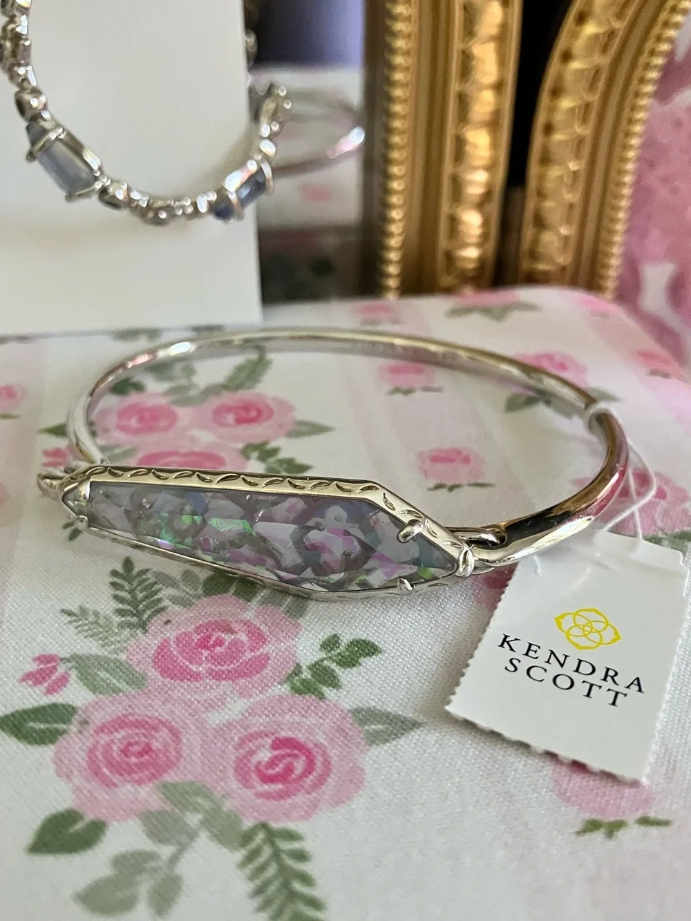 Kendra Scott lavender metal